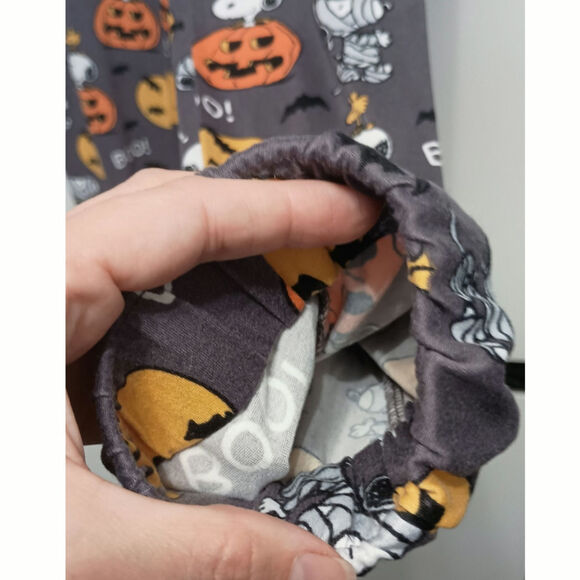 $Snoopy Peanuts Nite Nite Munki Munki  Comfy grey casual pantsHalloween festive - Picture 4 of 6